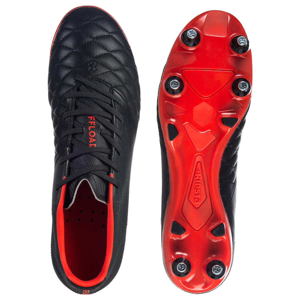 Hybrid Rugby Boots Agility R900 SG - Black/Red