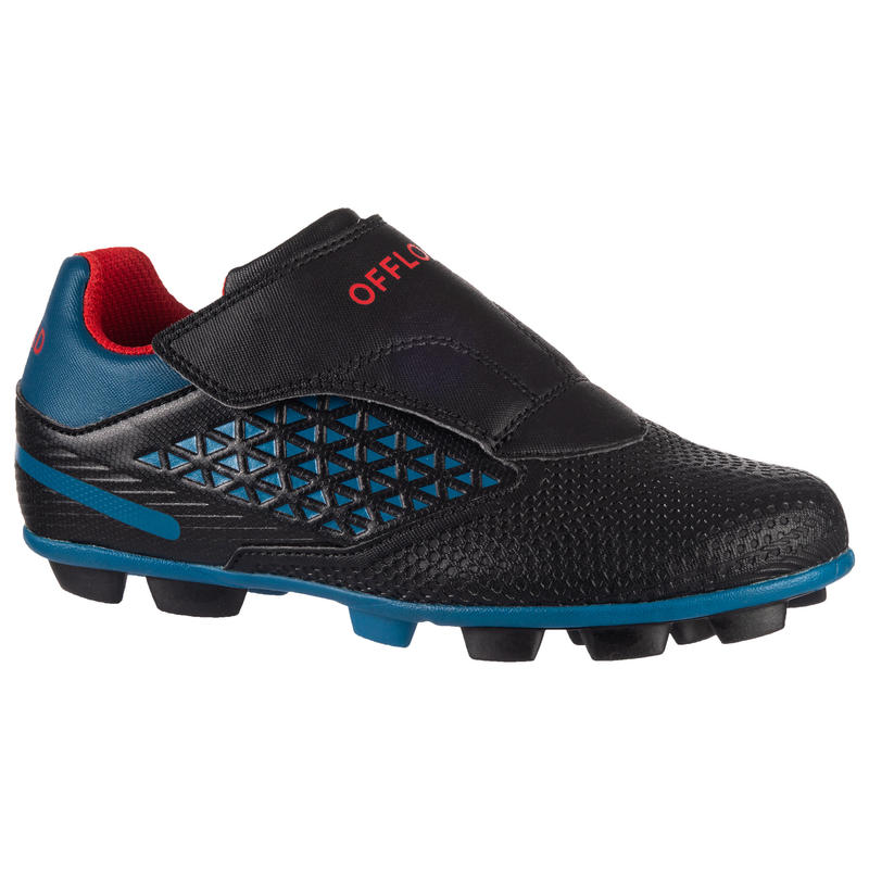 Kids' Moulded Rugby Boots Skill R100 FG - Blue