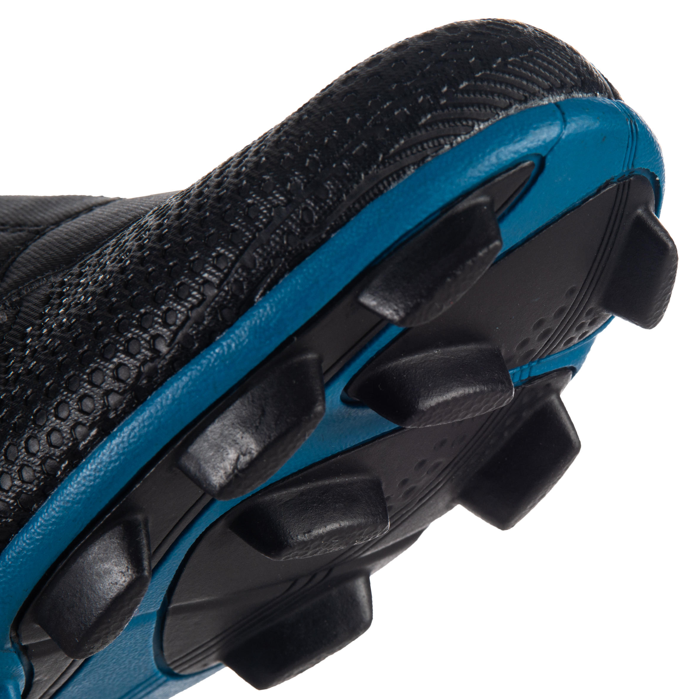 Kids' Moulded Rugby Boots Skill R100 FG - Blue 6/7