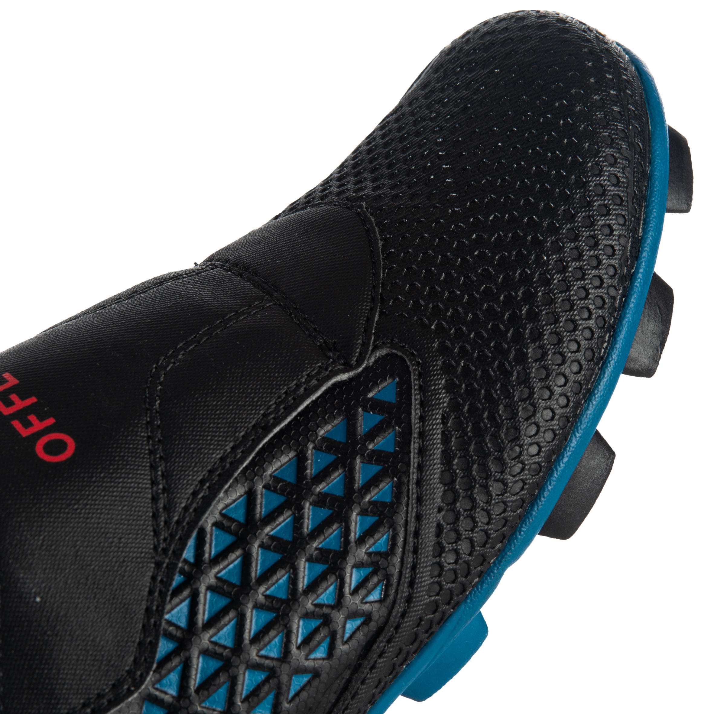 Kids' Moulded Rugby Boots Skill R100 FG - Blue 4/7