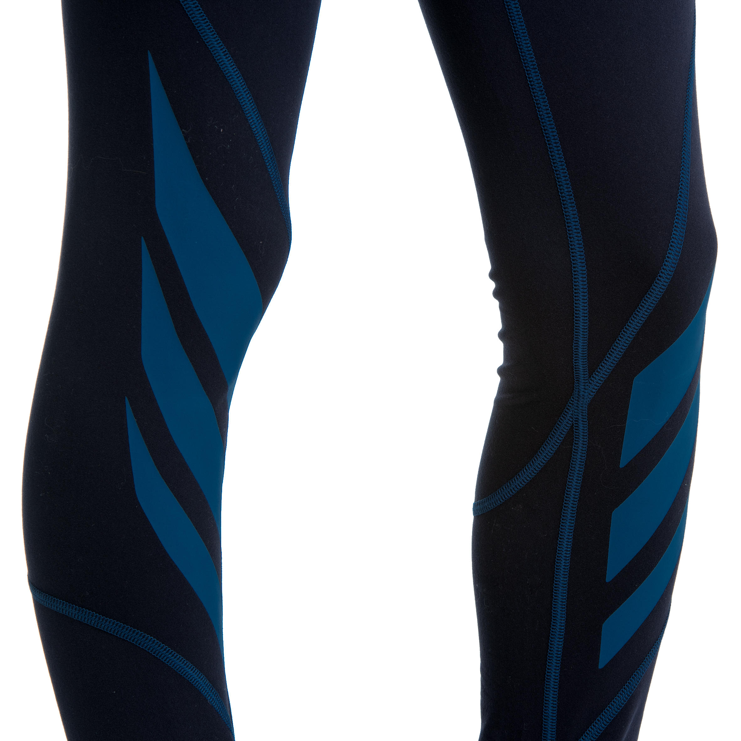 Kids' Rugby Tights R500 - Blue 7/14