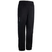 HLAČE ZA TRENIRANJE RAGBIJA VJETRONEPROPUSNE VODONEPROPUSNE ZA ODRASLE CRNE