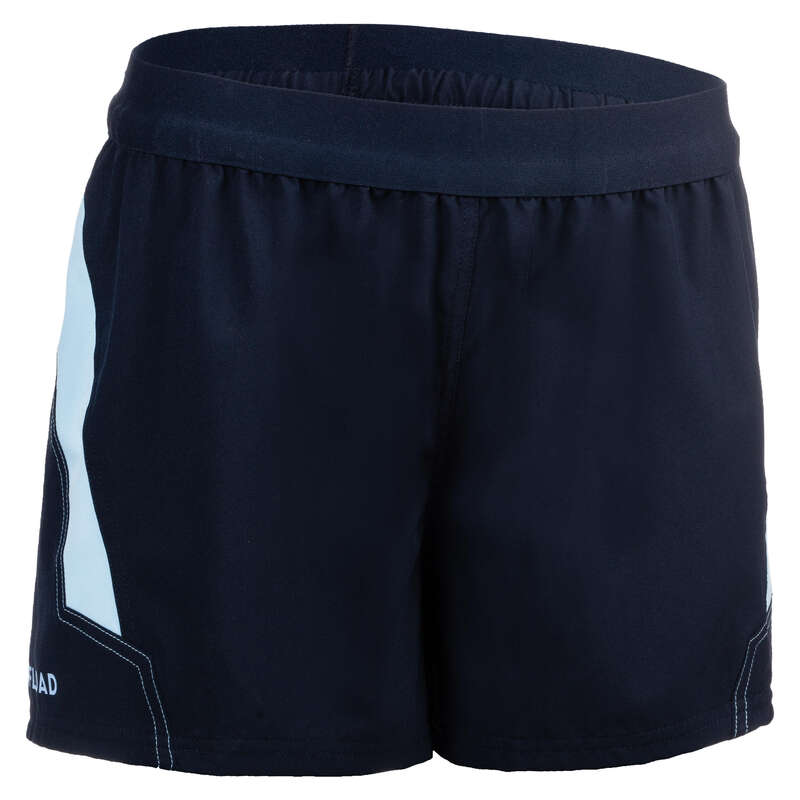 OFFLOAD Women's Rugby Shorts R500 - Navy/Sky Blue | Decathlon