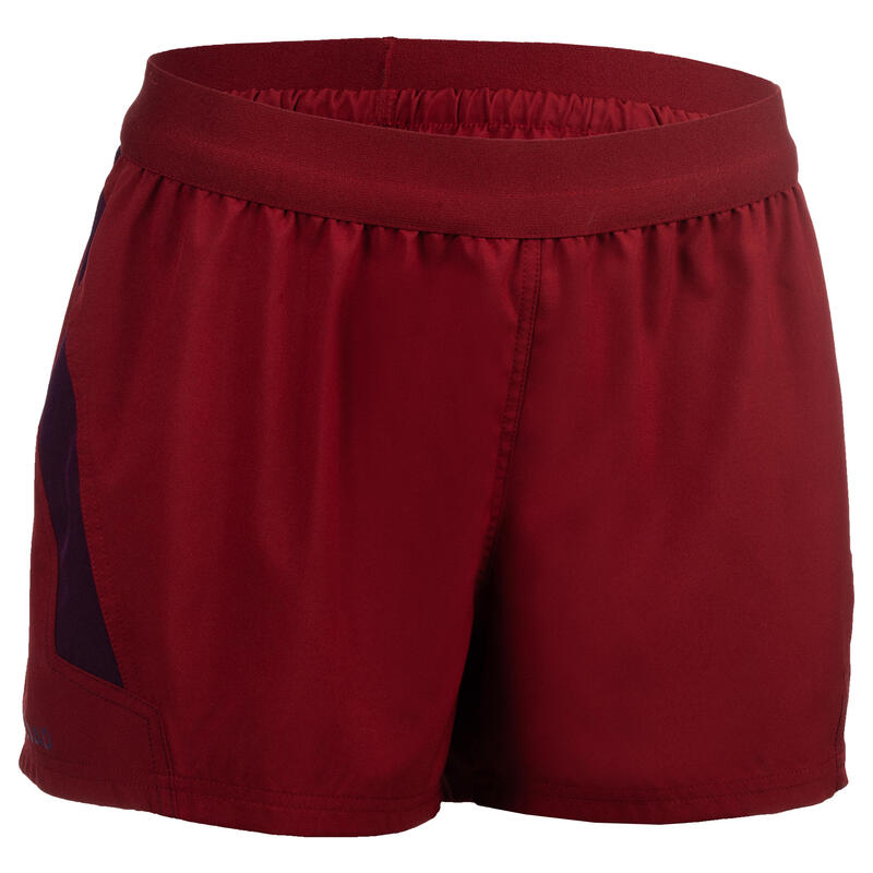 Şort Rugby R500 Negru Damă R500