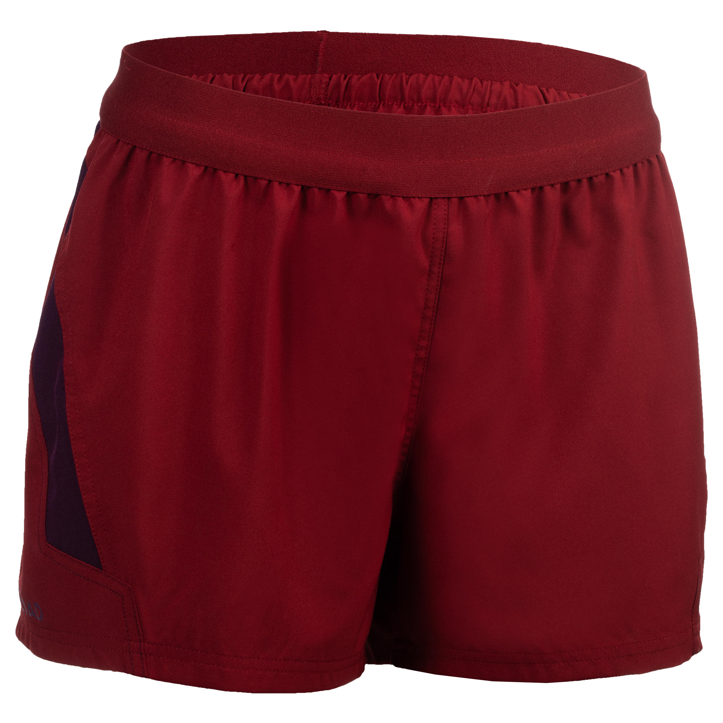 Women s Rugby Shorts R500 Burgundy Plum Decathlon