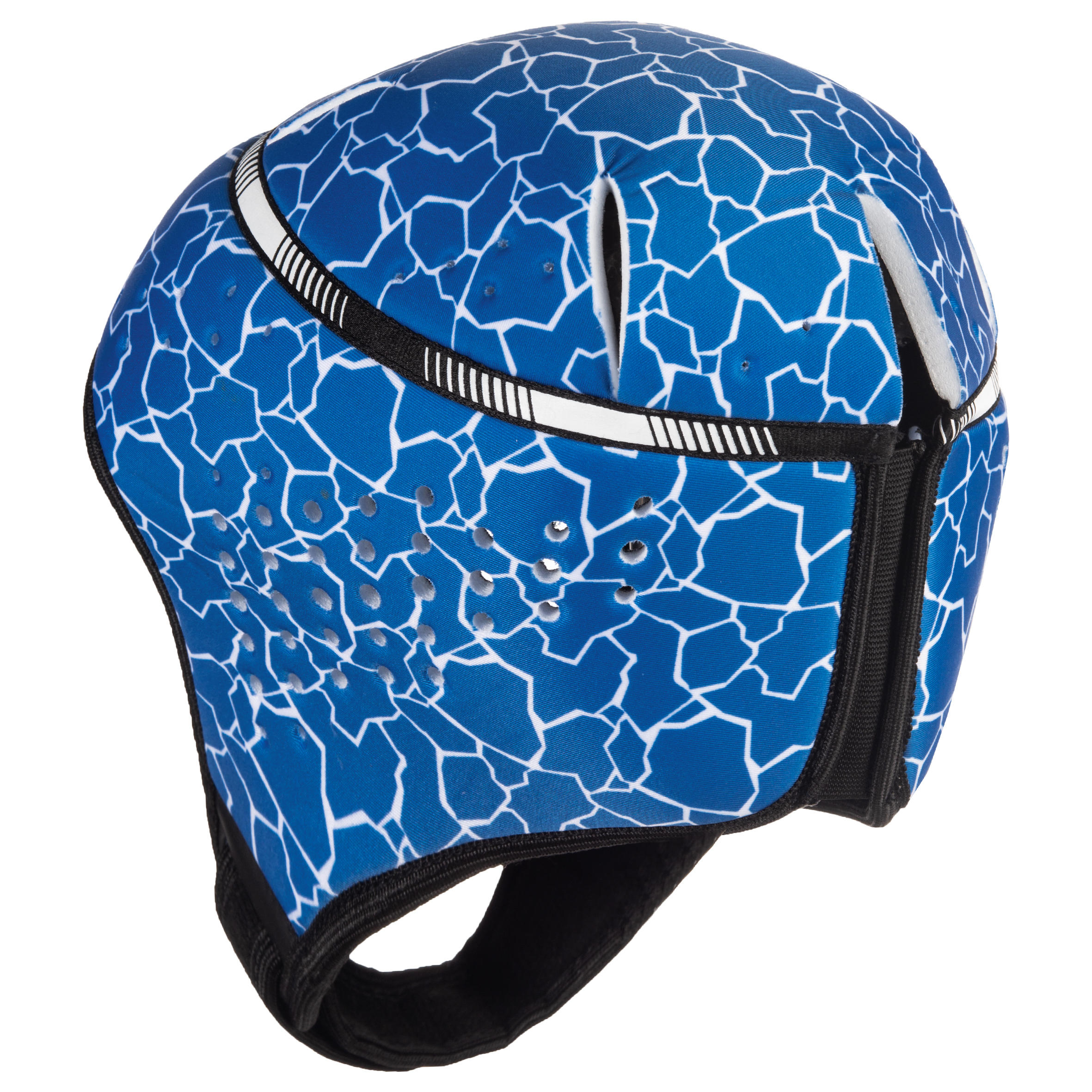 R100 Kids' Rugby Scrum Cap - Turtle Blue 6/10