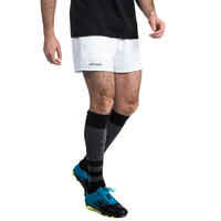 Adult Rugby High-Cut Socks R500 - Black/Grey