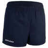 Rugbyshorts Club R100 ohne Tasche Kinder marineblau