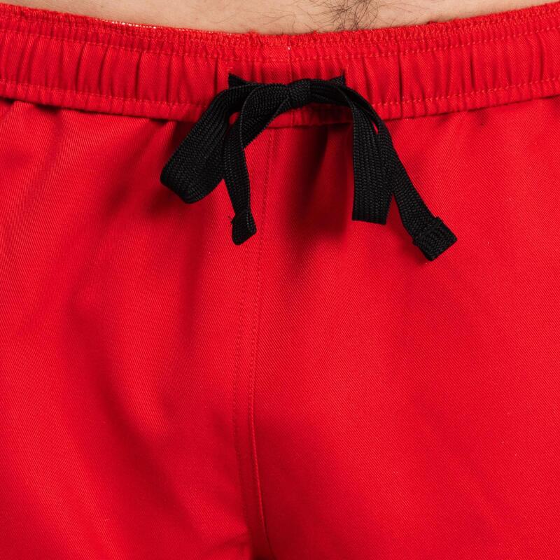 Pantalón corto Rugby Adulto Offload R100 Rojo