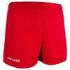 Kinder Rugby Shorts mit Hosentaschen - R100 rot