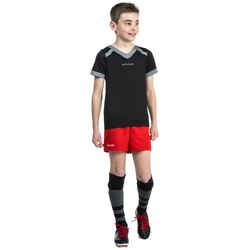 Kids' Rugby Shorts with Pockets R100 - Red