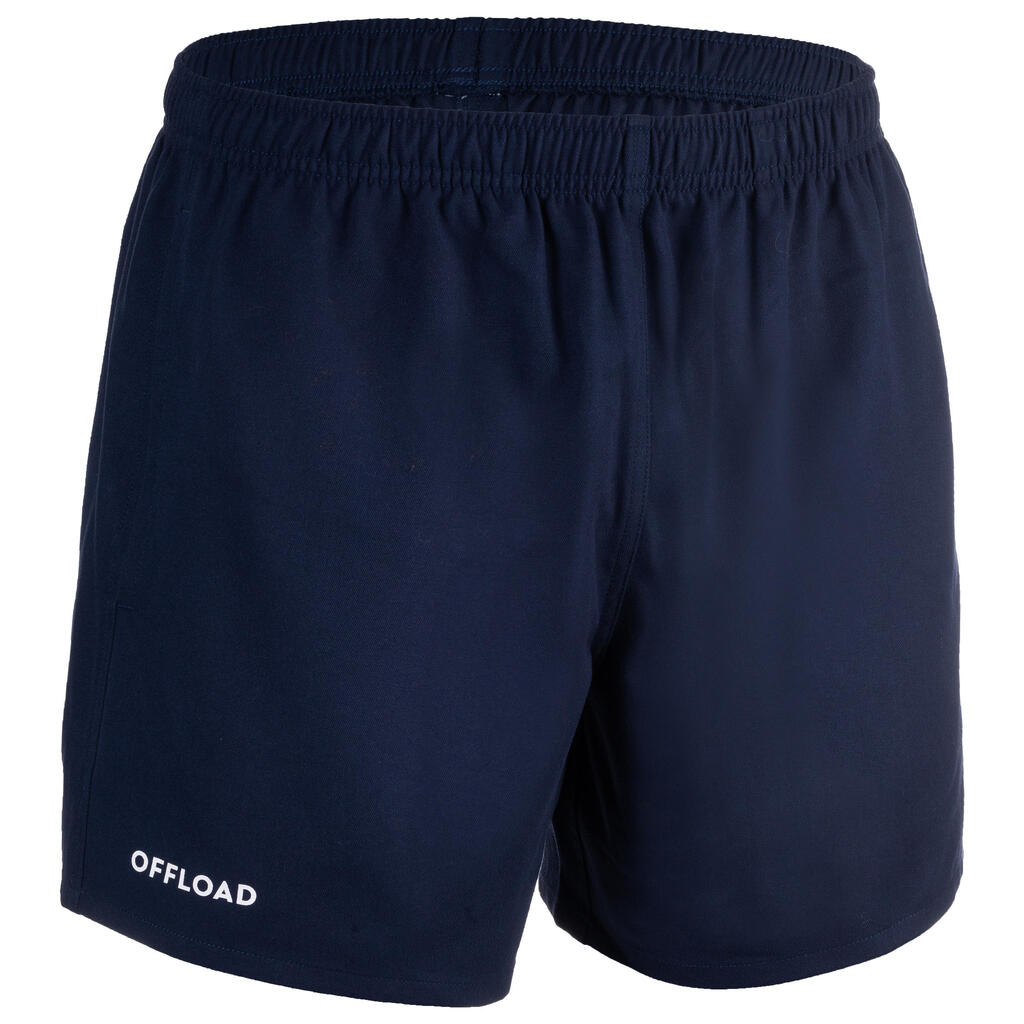 R100 Adult Rugby Club Pocketless Shorts - Black