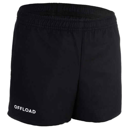 
      R100 Junior Rugby Club Pocketless Shorts - Black
  