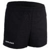 兒童款英式橄欖球短褲R100（附口袋）－黑色
