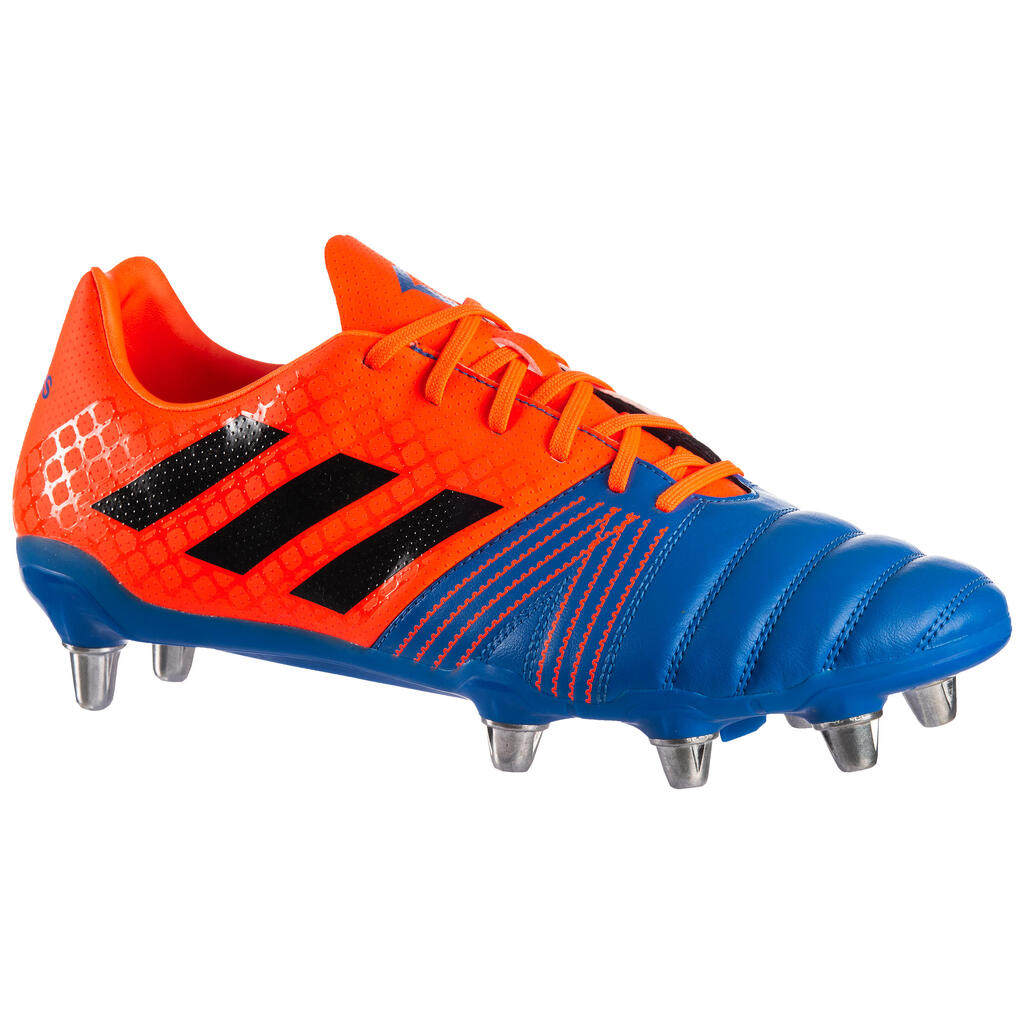 Soft Ground 8-Stud Rugby Boots Kakari SG - Blue/Orange