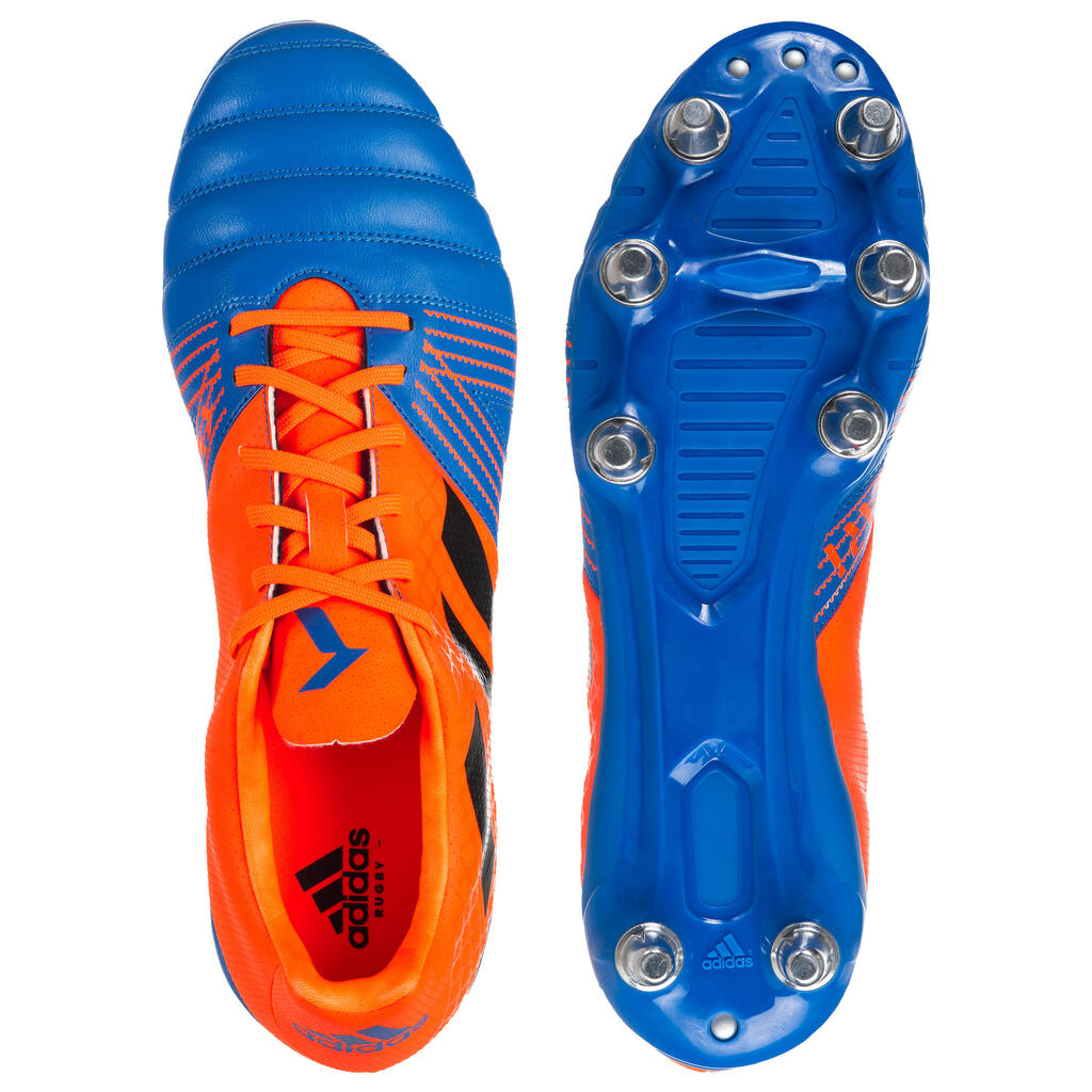 Soft Ground 8-Stud Rugby Boots Kakari SG - Blue/Orange