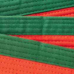 2.5m Piqué Belt - Orange/Green