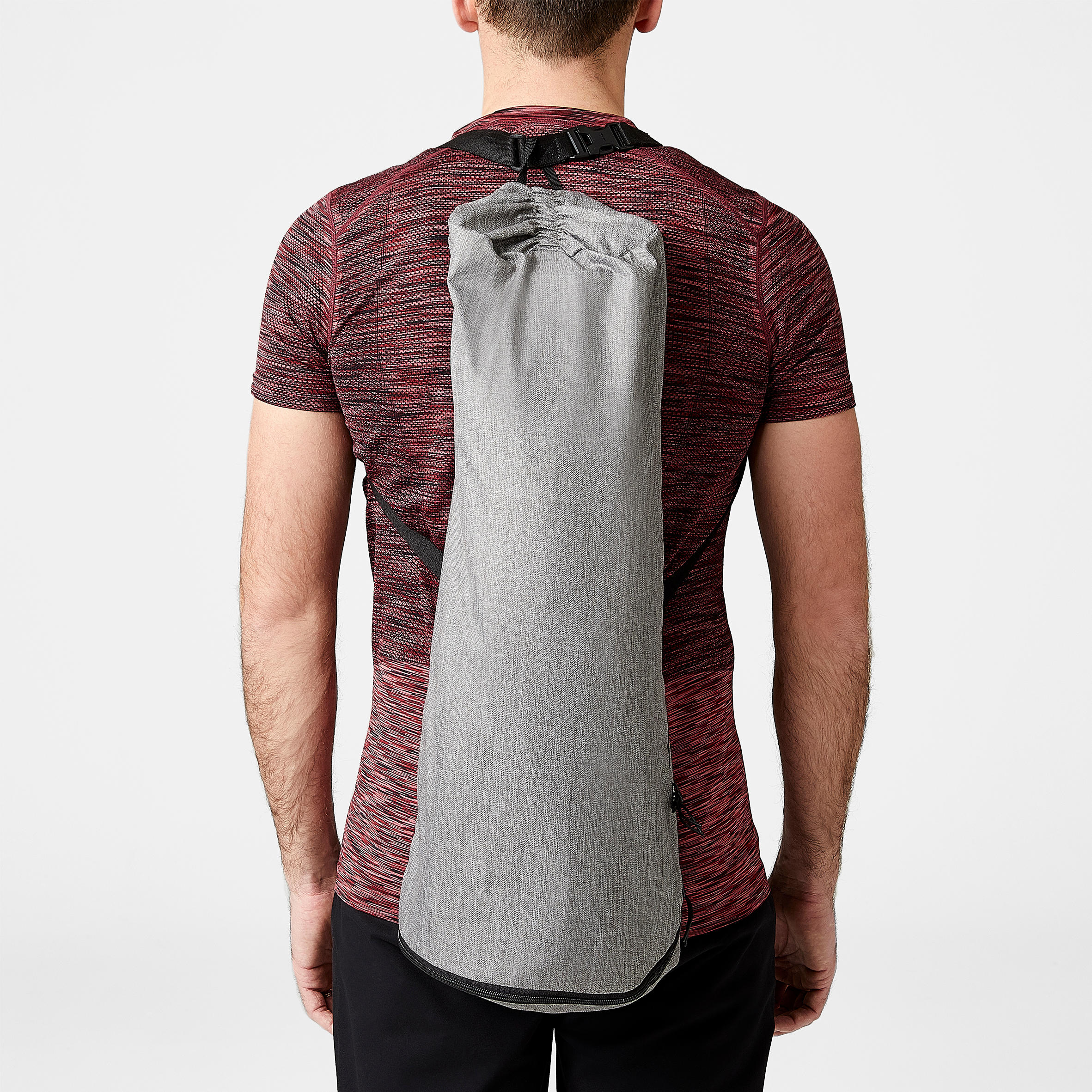 СУМКА ДЛЯ ЙОГИ СЕРАЯ С УЗОРОМ CITY KIMJALY