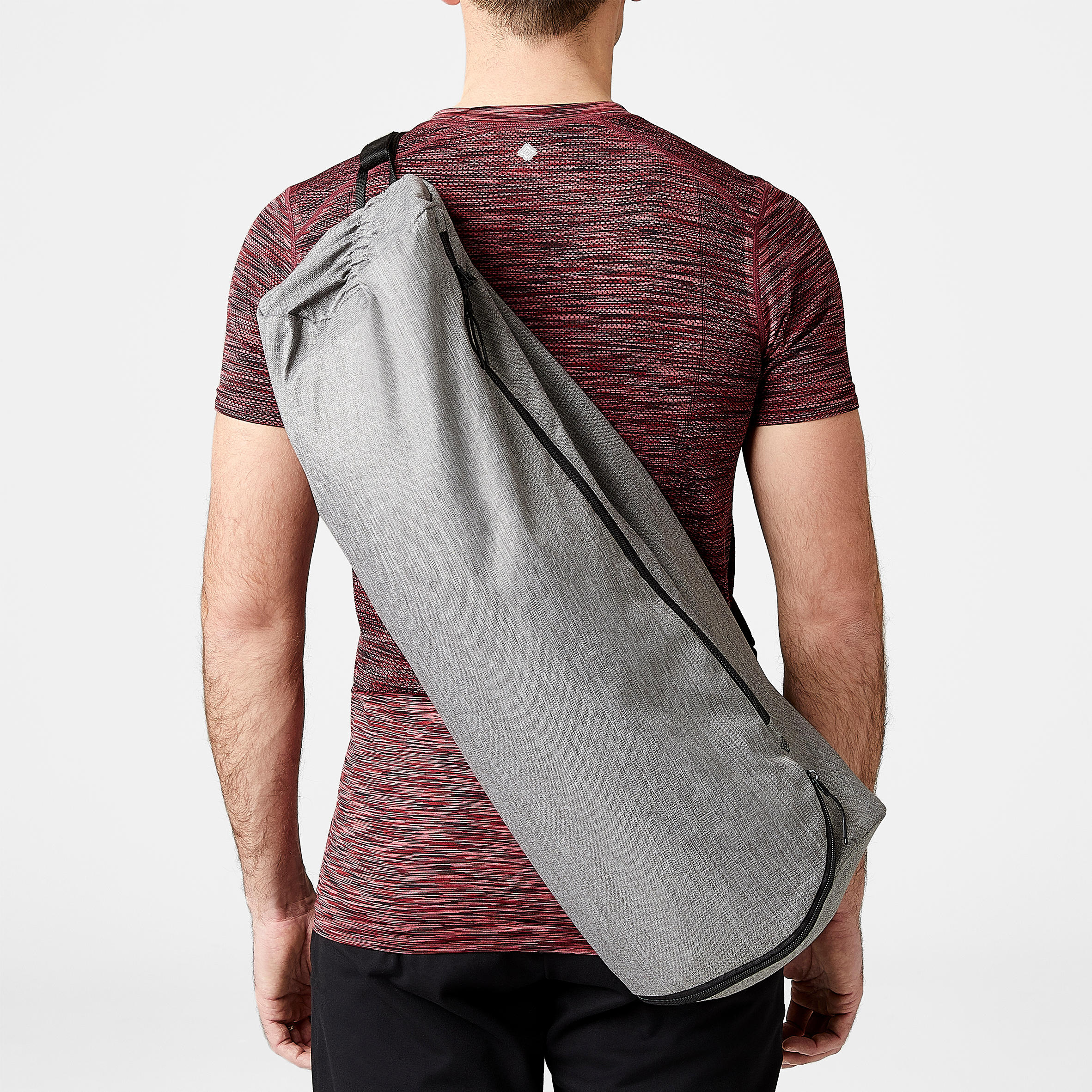 СУМКА ДЛЯ ЙОГИ СЕРАЯ С УЗОРОМ CITY KIMJALY