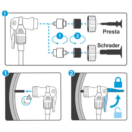 drill presta to schrader