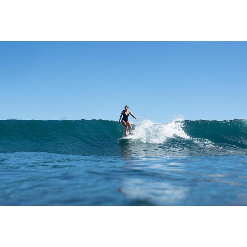 FATO DE BANHO SURF MULHER DUPLO AJUSTE COSTAS BEA PRETO