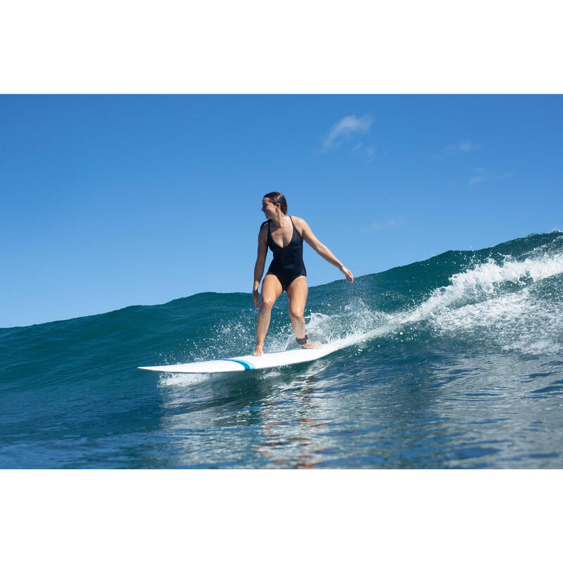 Badeanzug Damen im Rücken doppelt verstellbar Surfen - Bea schwarz