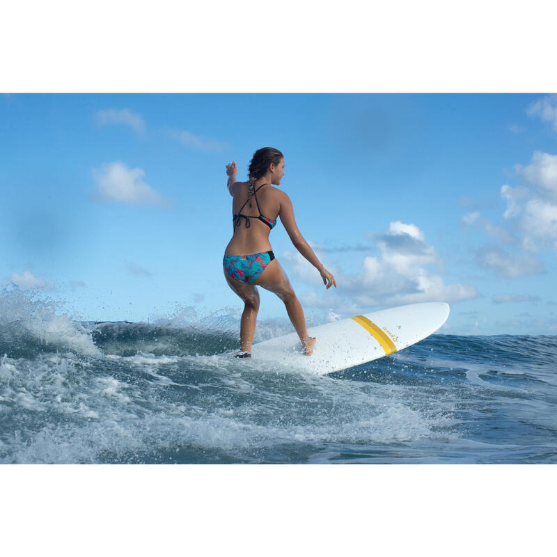 Bas de maillot de bain de surf femme plissée côté NIKI WALIS