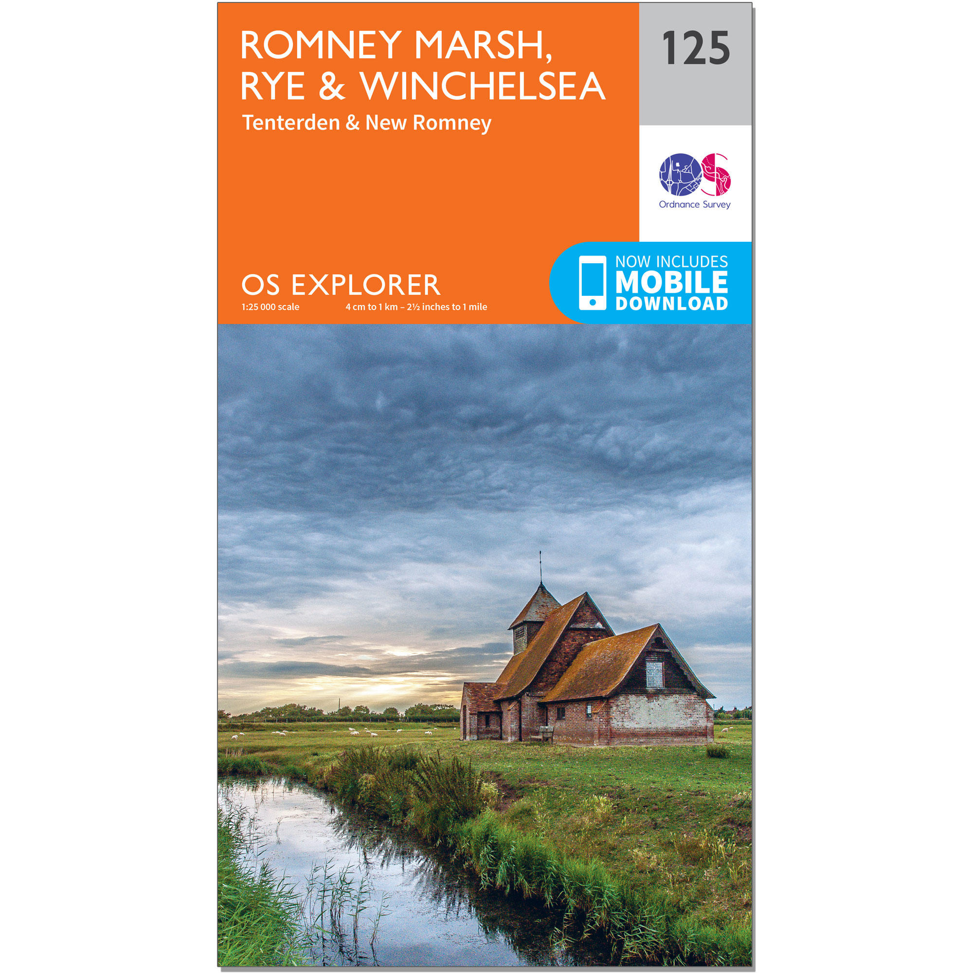 ORDNANCE SURVEY OS Explorer Map - Rye & Winchelsea, Tenterden