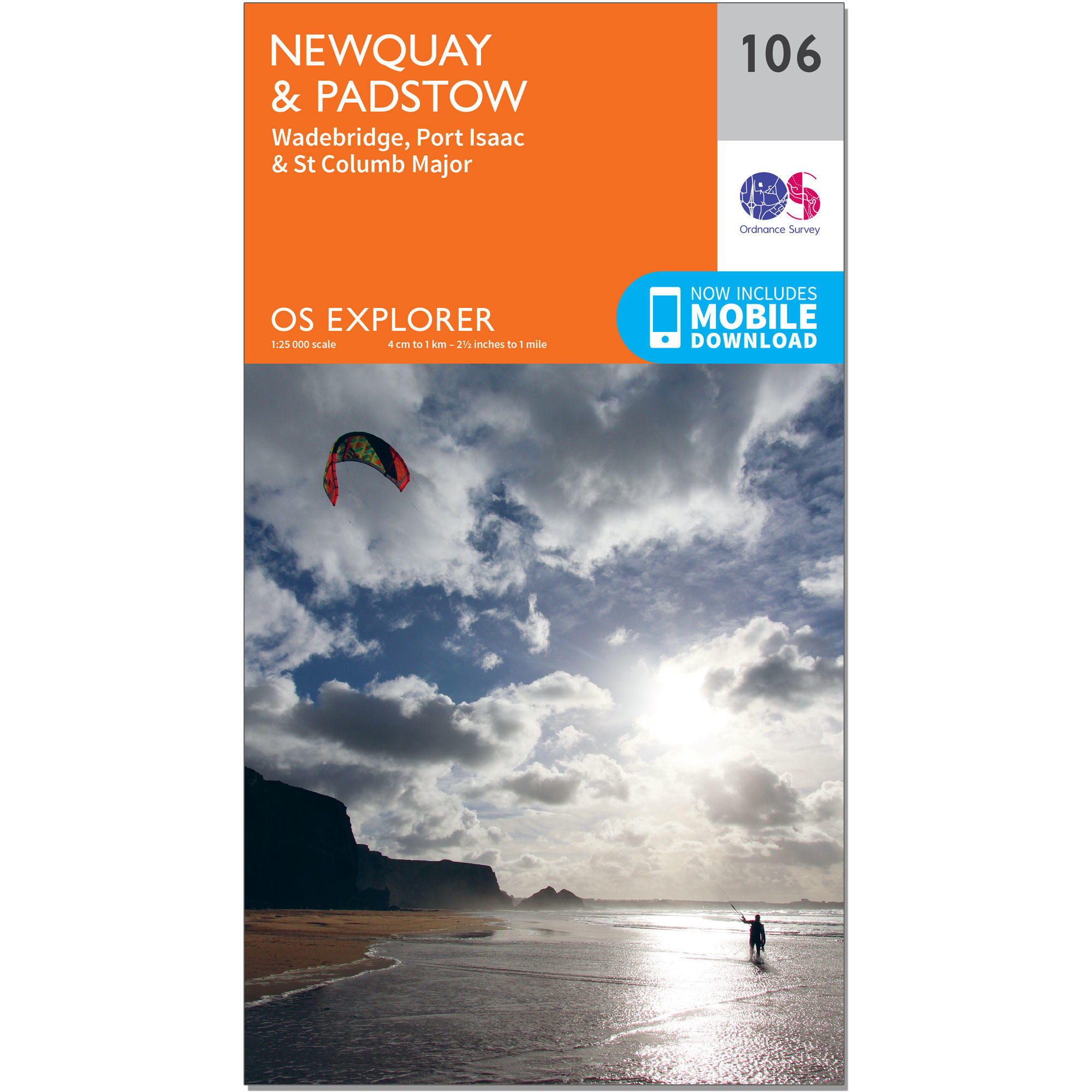 ORDNANCE SURVEY OS Explorer Map - Newquay & Padstow