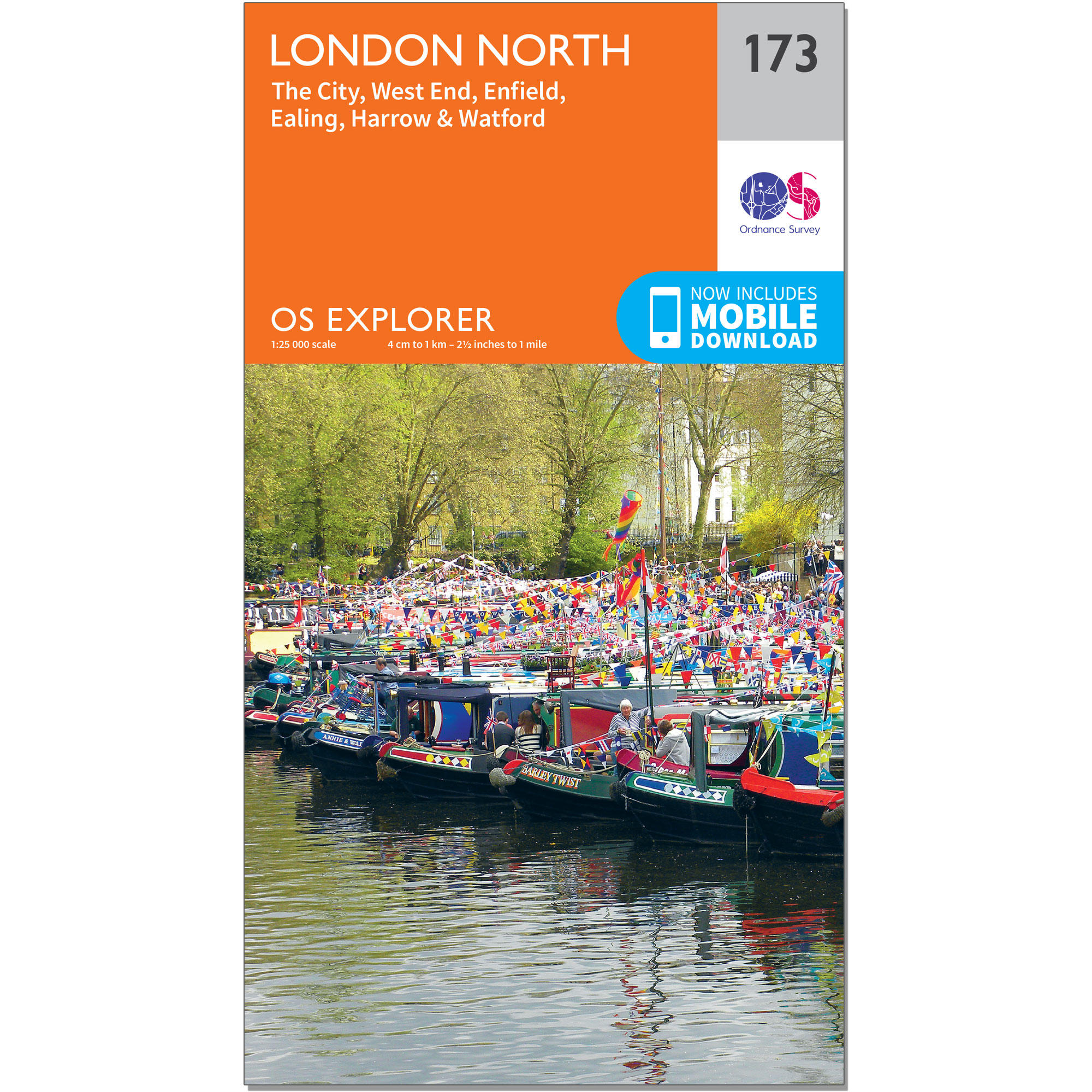 ORDNANCE SURVEY OS Explorer Map - London North