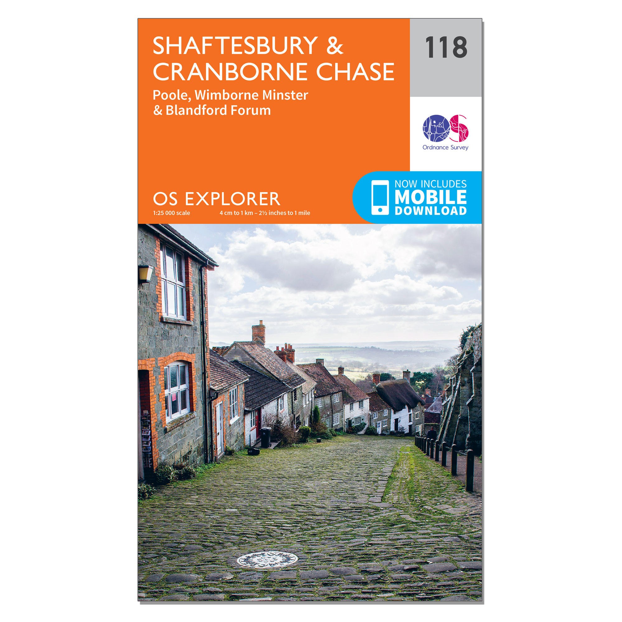 OS Explorer Map - Shaftesbury & Cranborne 1/2