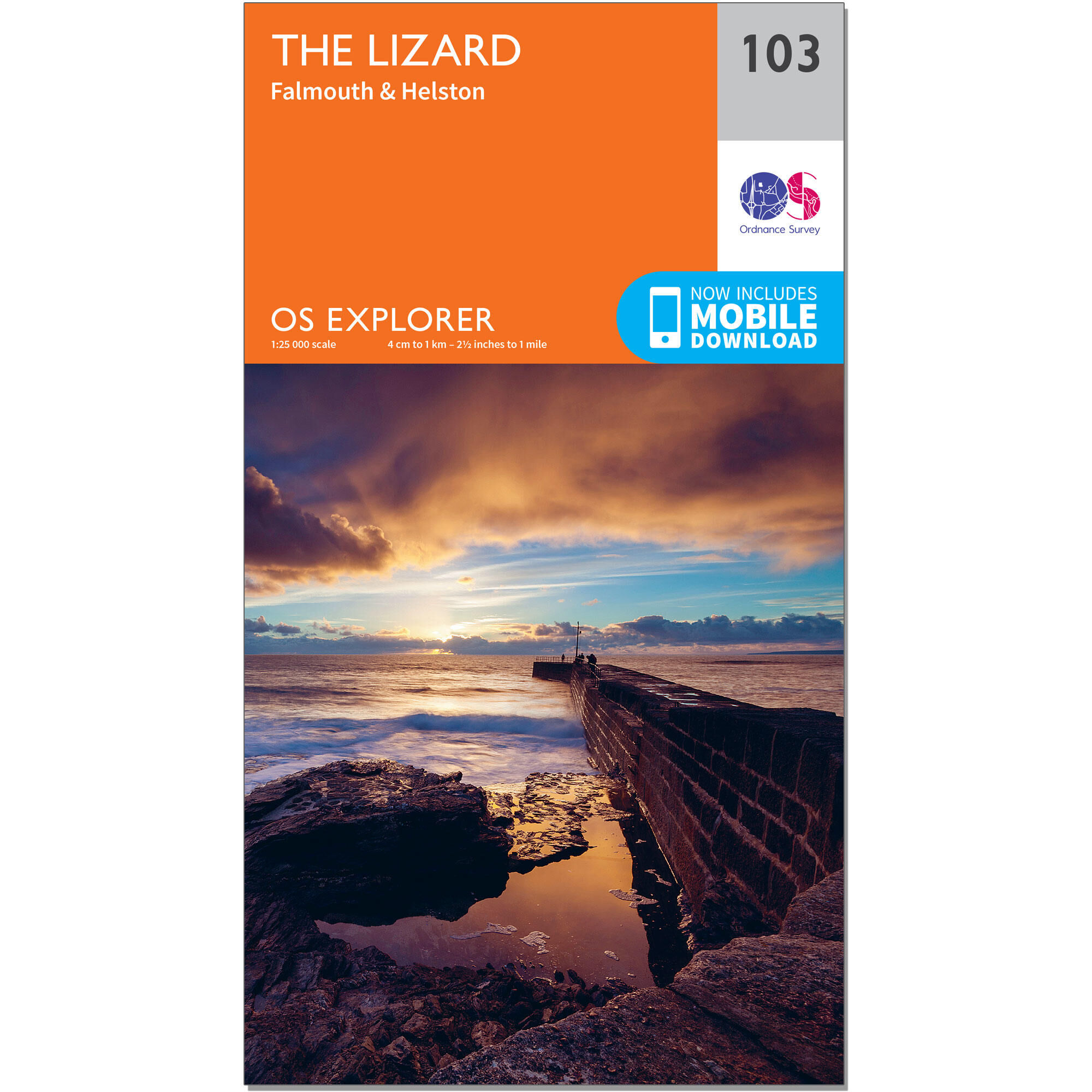 ORDNANCE SURVEY OS Explorer Map - The Lizard