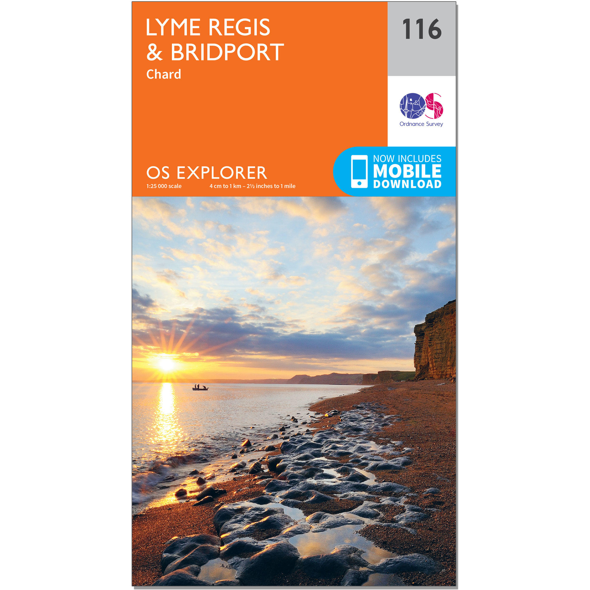 OS Explorer Map - Lyme Regis & Bridport 1/2