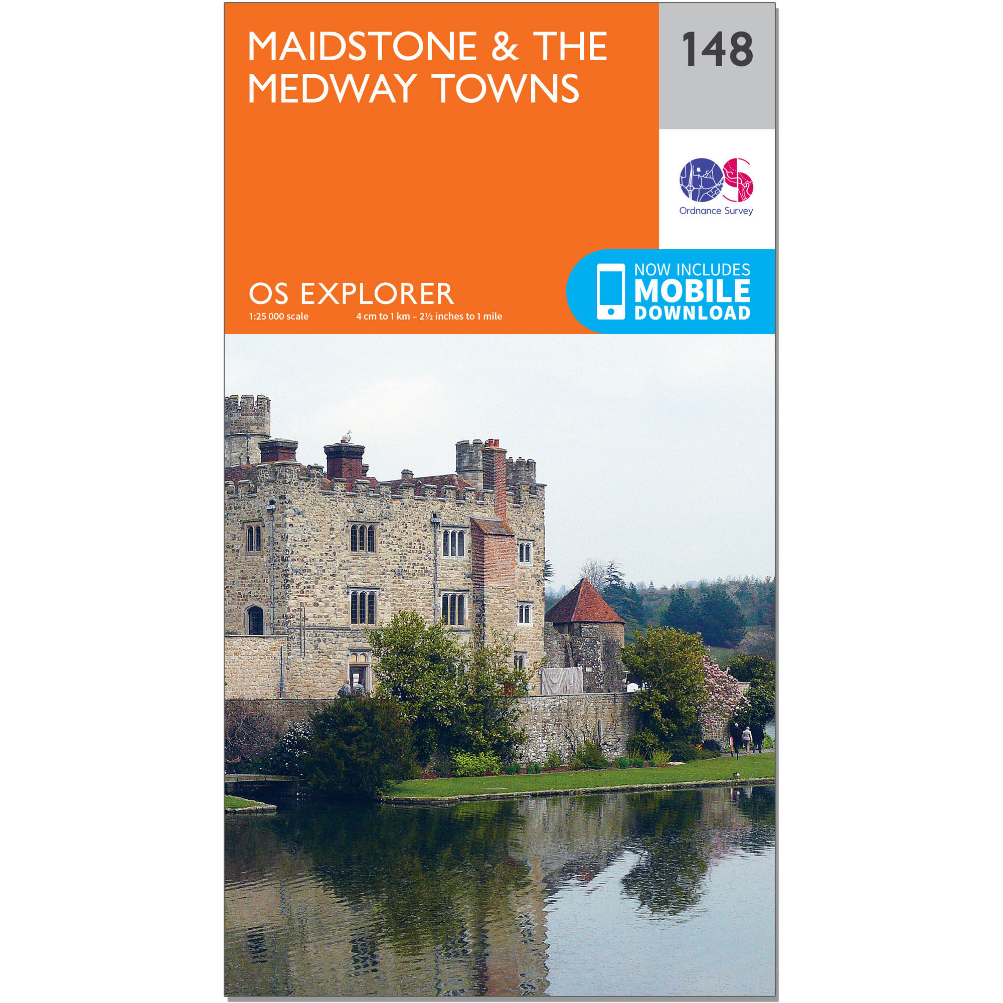 OS Explorer Map - Maidstone & The Medway Towns 1/2