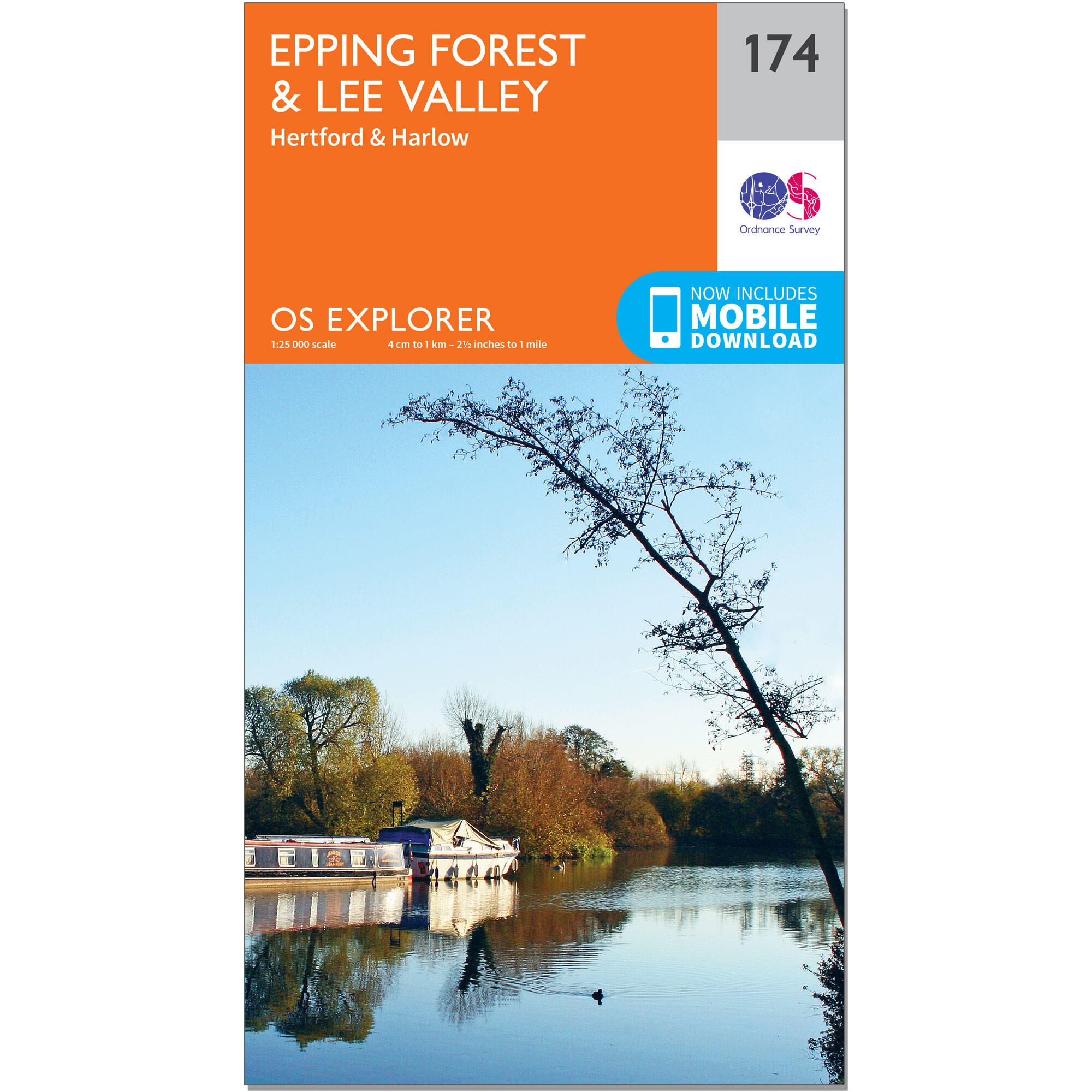 ORDNANCE SURVEY OS Explorer Map - Epping Forest & Lee Valley