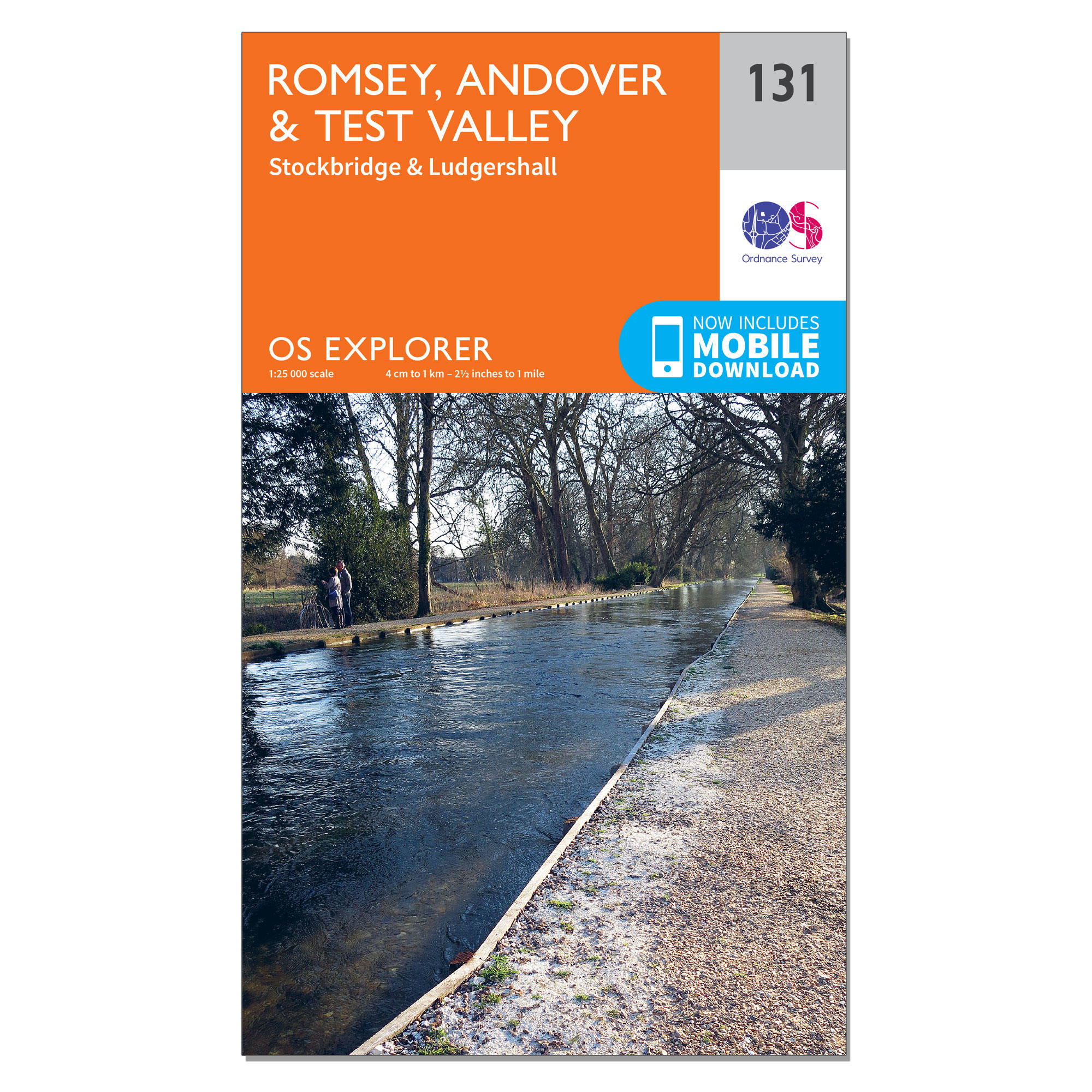 OS Explorer Map - Romsey, Andover & Test Valley 1/2