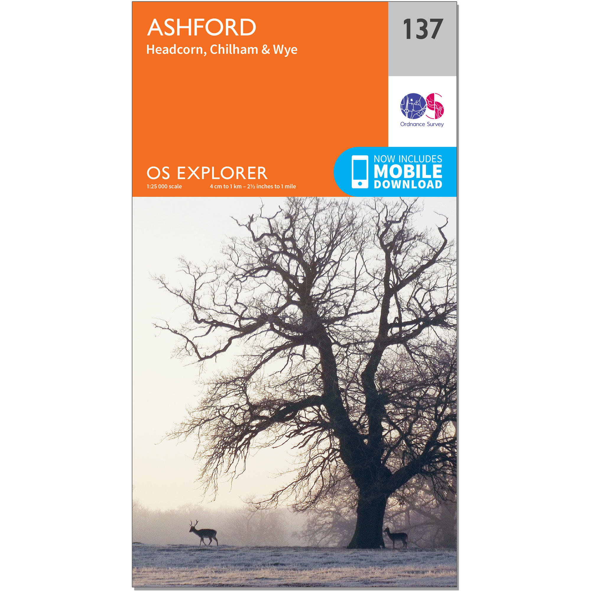 OS Explorer Map - Ashford 1/2