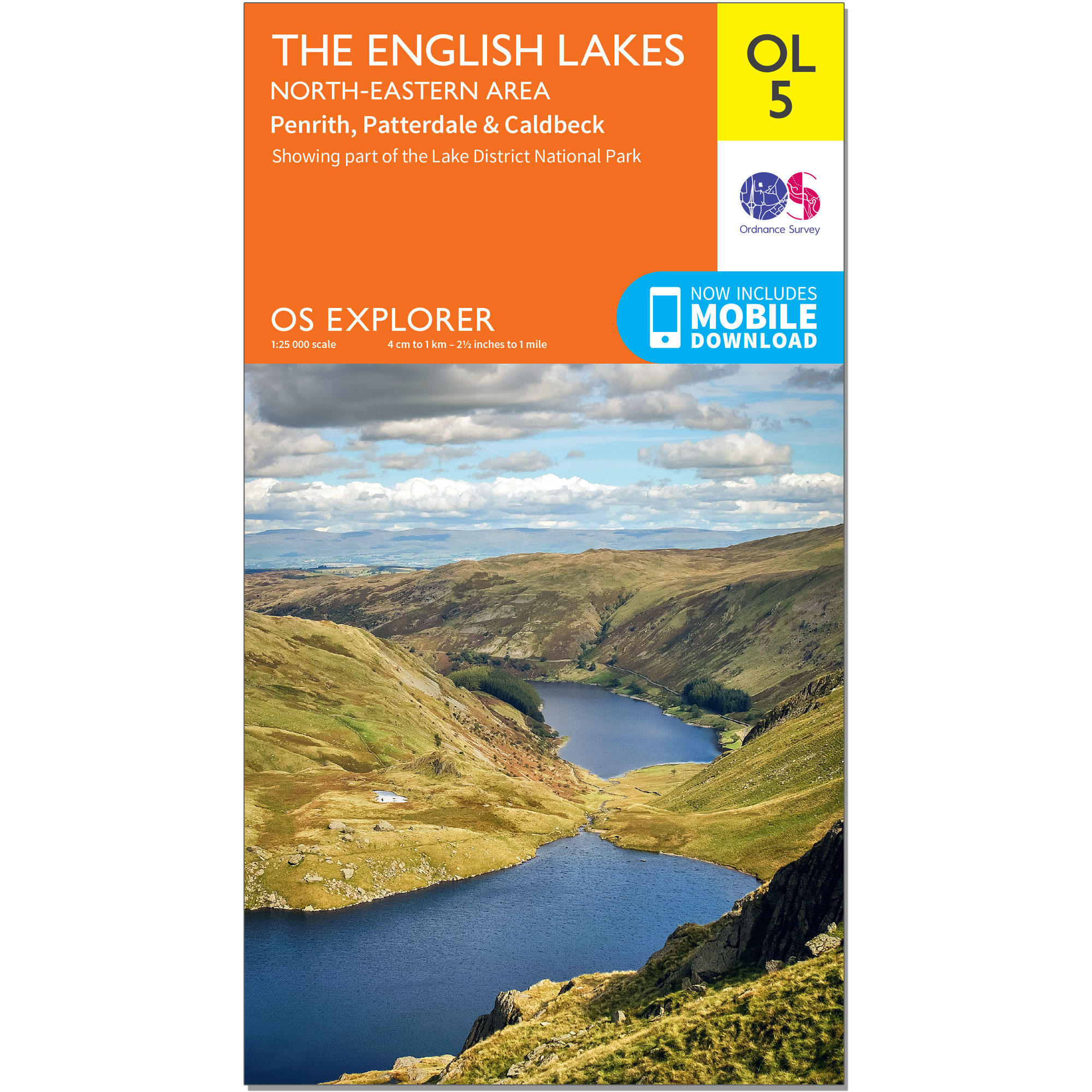 OS Explorer Map - The English Lakes - North Eastern 1/2