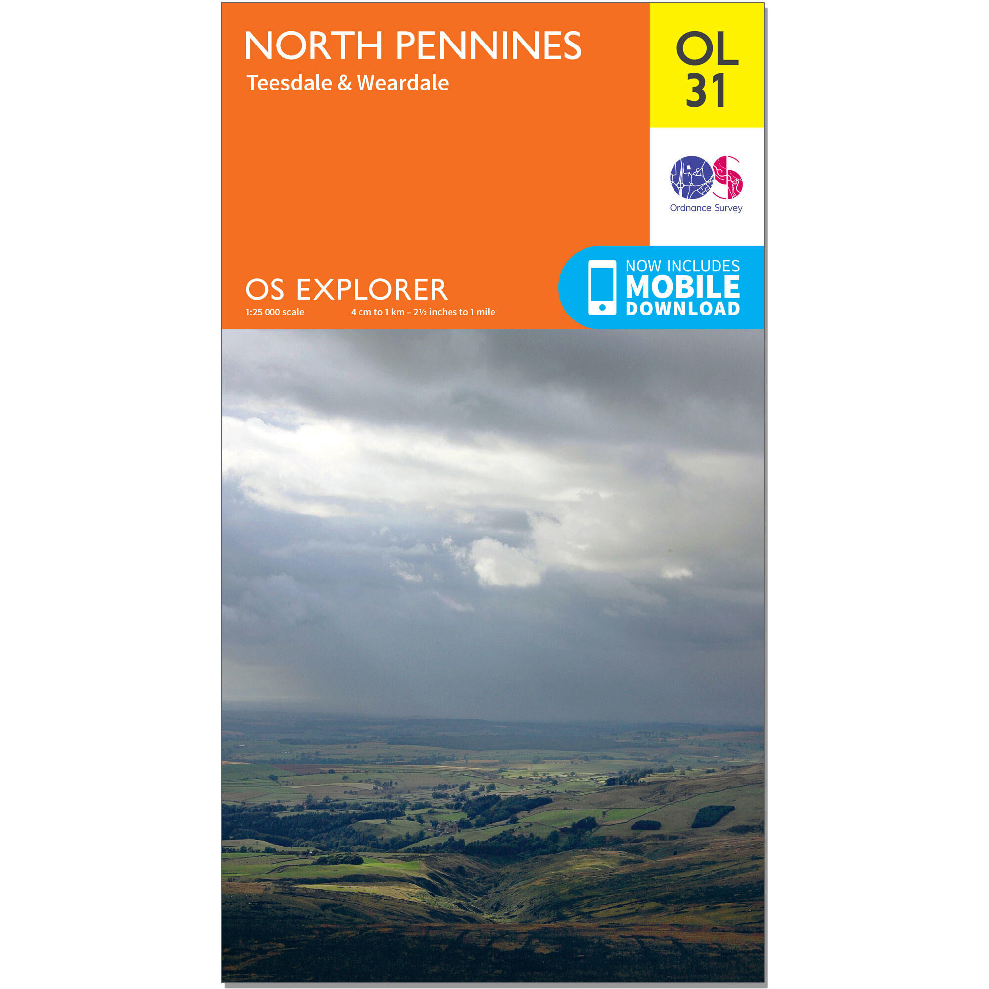 ORDNANCE SURVEY OS Explorer Leisure Map - North Pennines