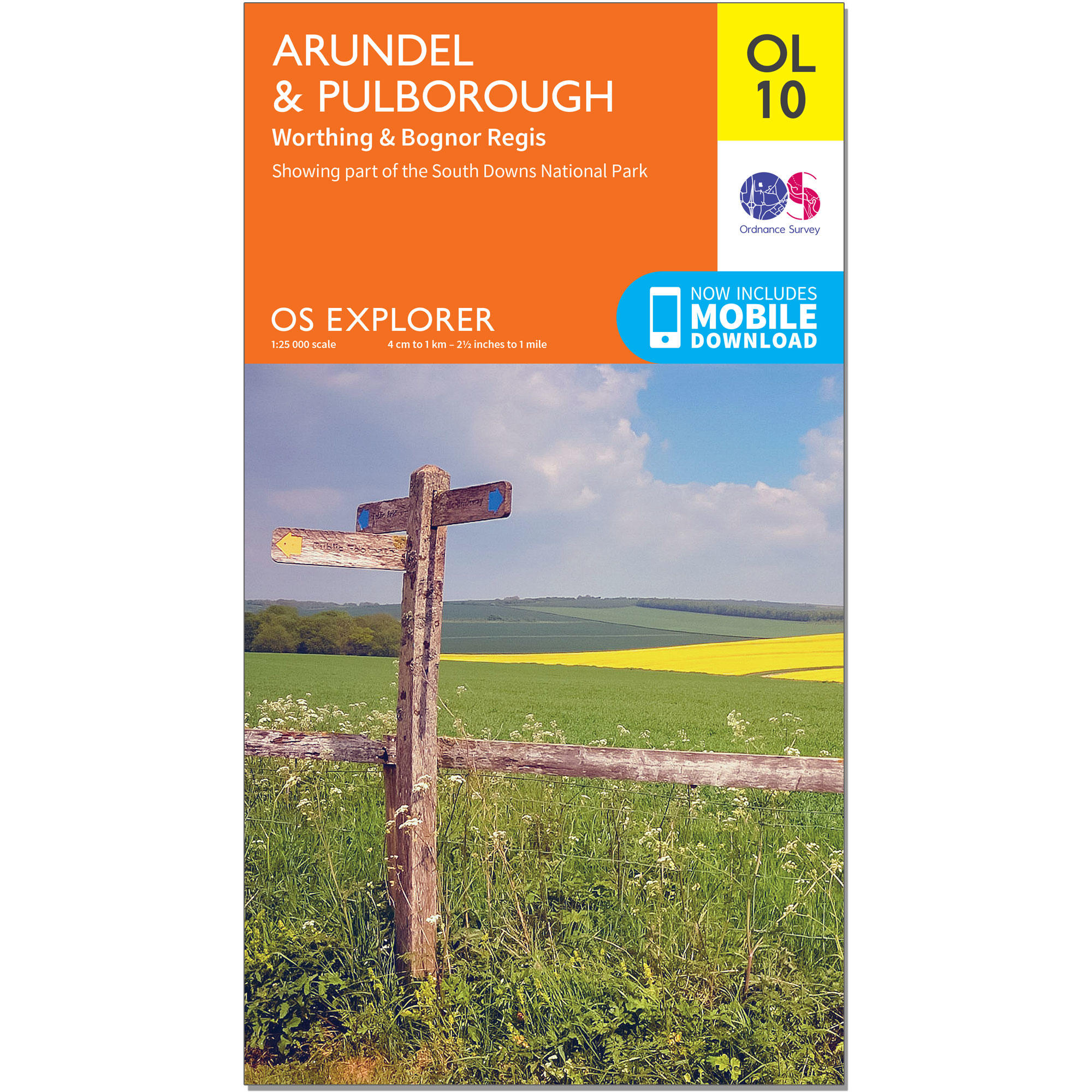 ORDNANCE SURVEY OS Explorer Leisure Map - Arundel & Pulborough