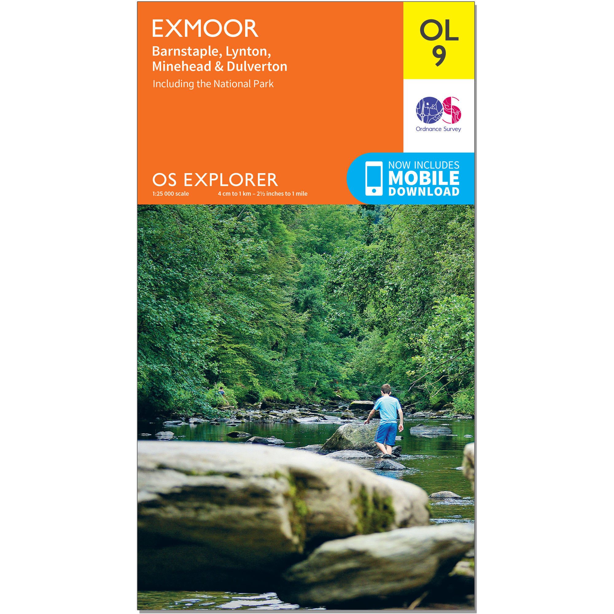 OS Explorer Leisure Map - Exmoor 1/2
