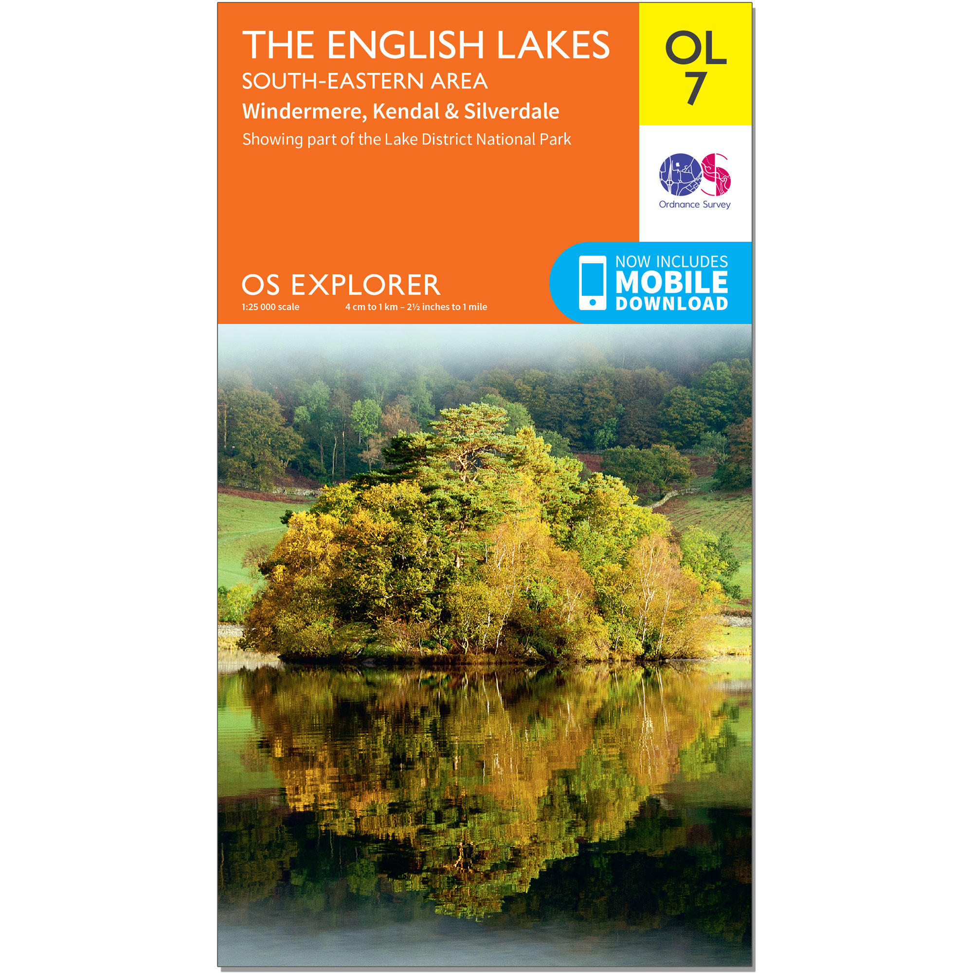 OS Explorer Map - The English Lakes - South Eastern 1/2