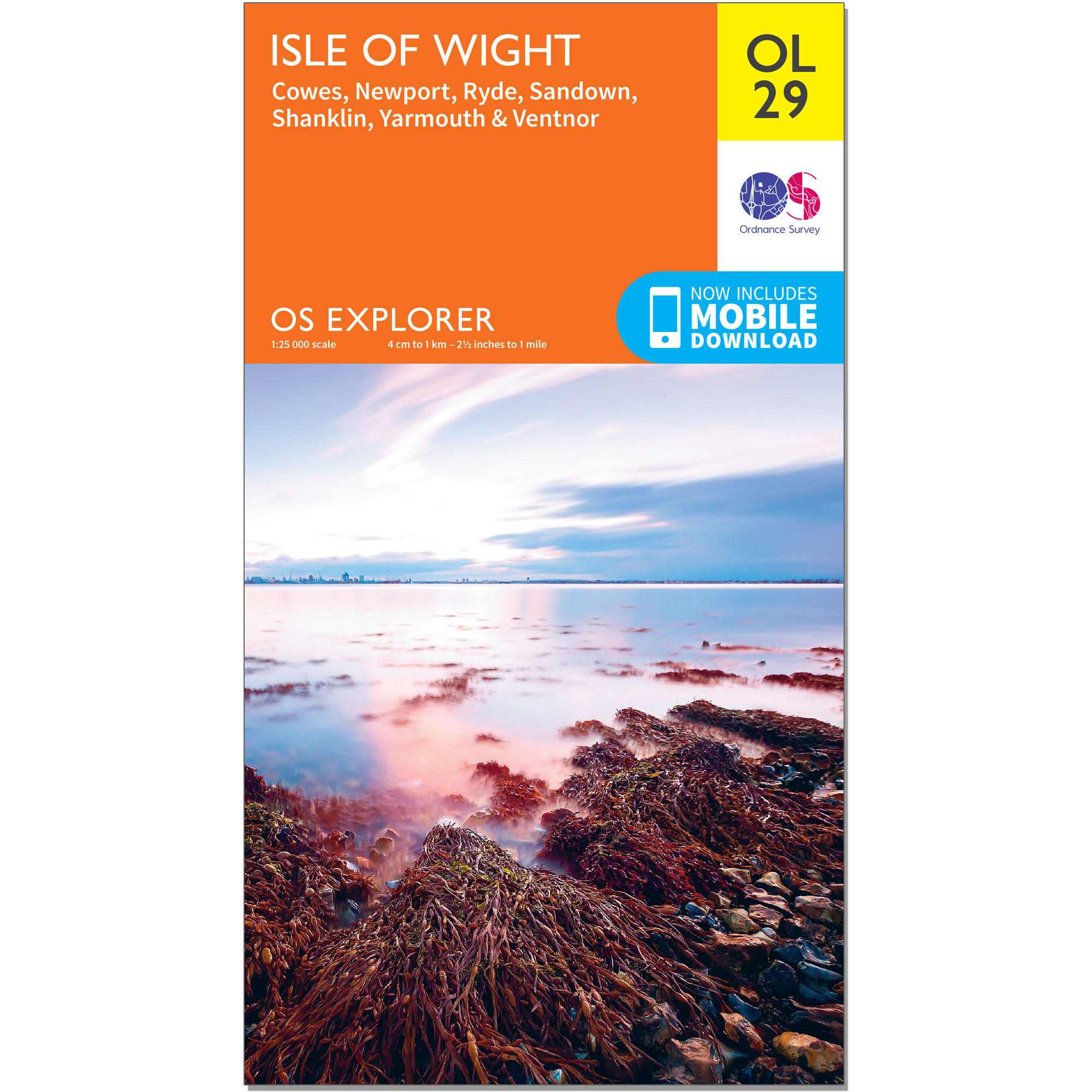 OS Explorer Leisure Map - Isle of Wight 1/2