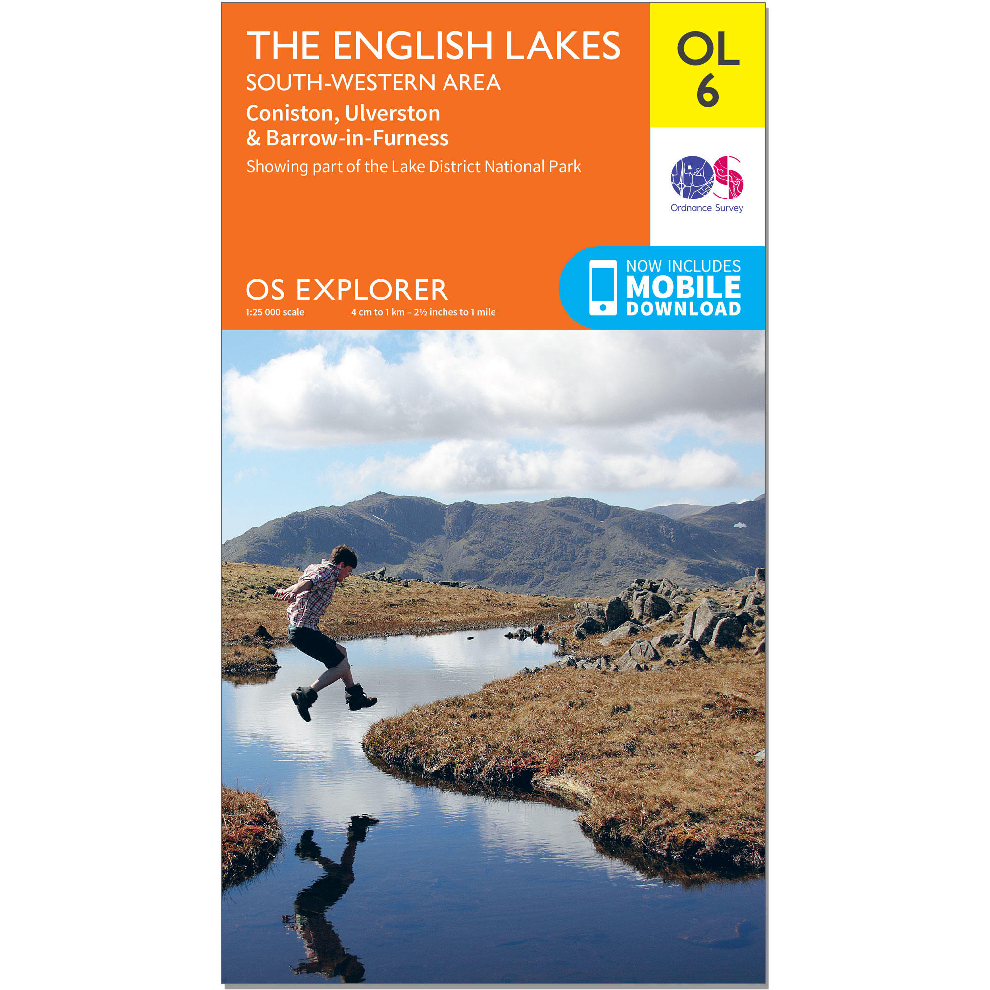 OS Explorer Map - The English Lakes - South Western 1/2