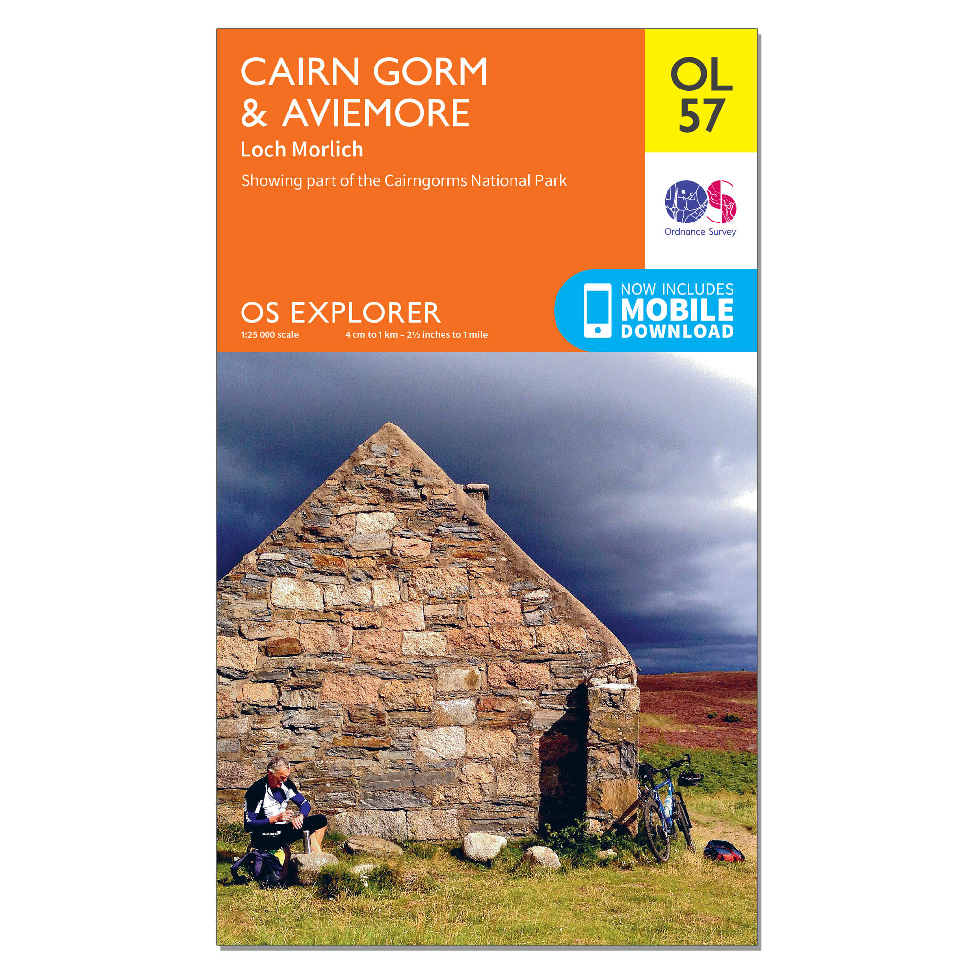 OS Explorer Leisure Map - Cairn Gorm & Aviemore 1/2