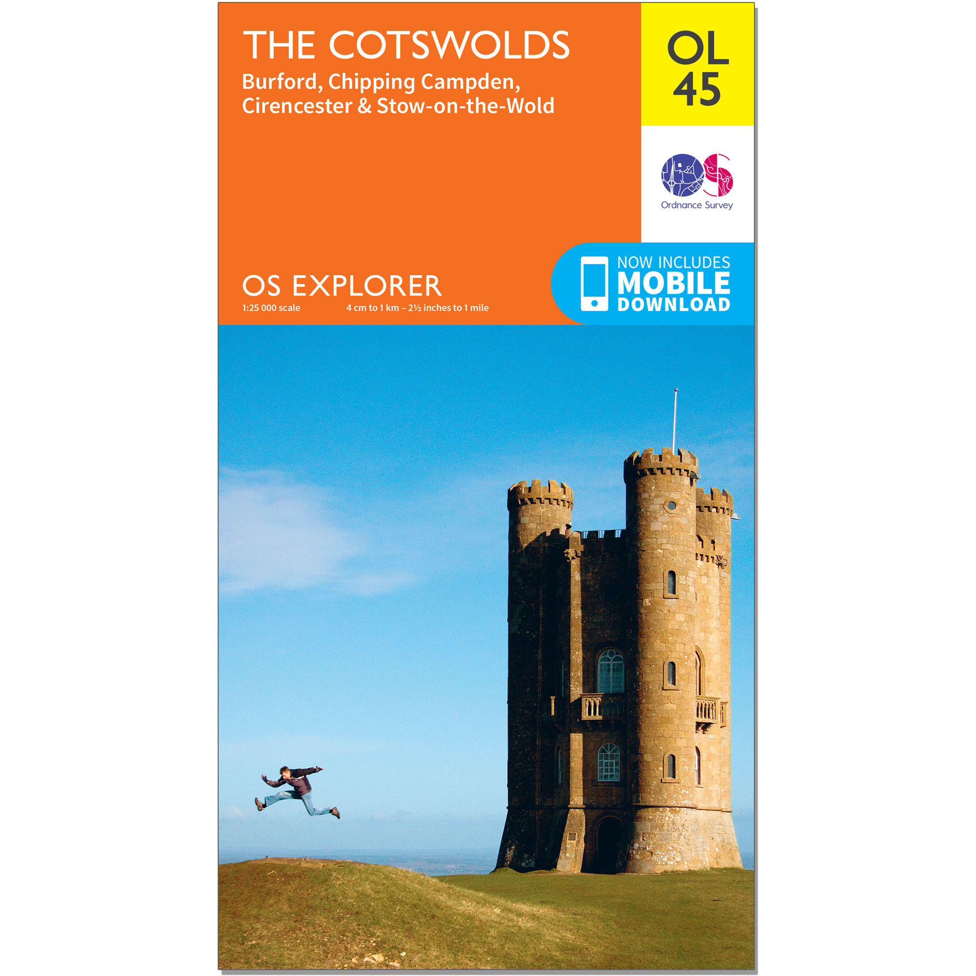 OS Explorer Leisure Map - The Cotswolds 1/2