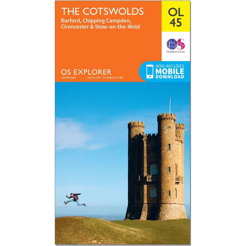 ORDNANCE SURVEY OS Explorer Leisure Map OL45 The Cotswolds...