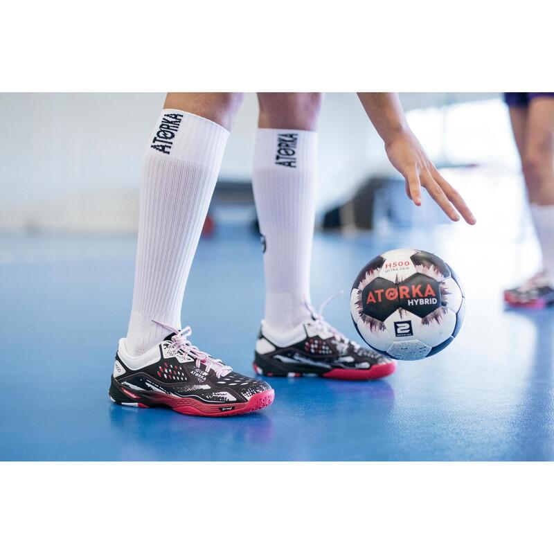 Chaussures de handball H500 femme rose
