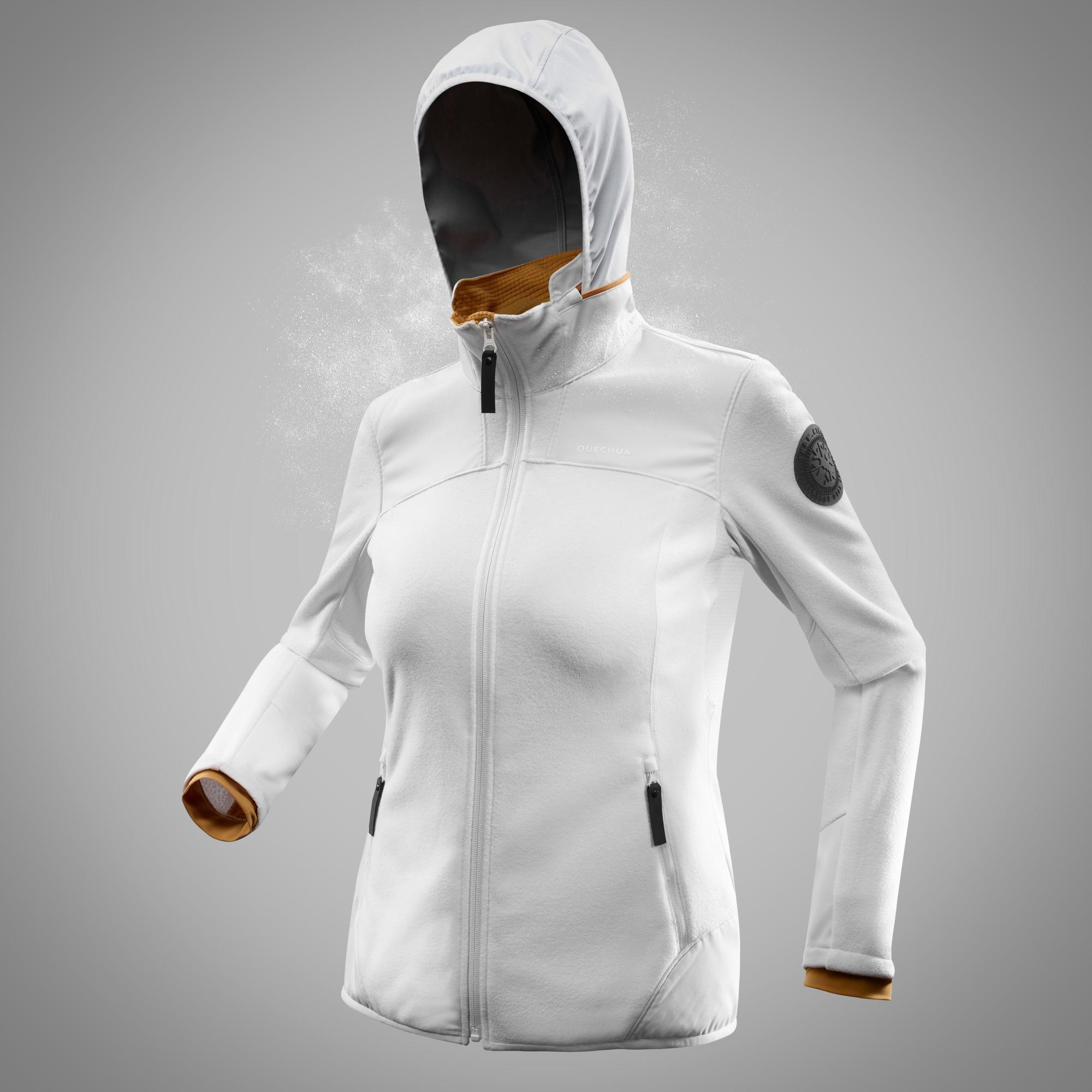 white warm jacket