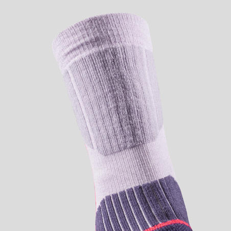 Дитячі шкарпетки 520 X-Warm для зимового туризму - Сині/Фіолетові